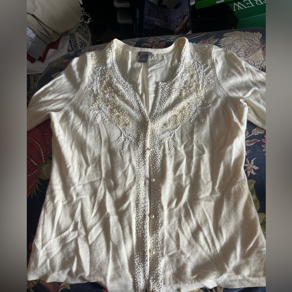 EUC Beaded Sweater